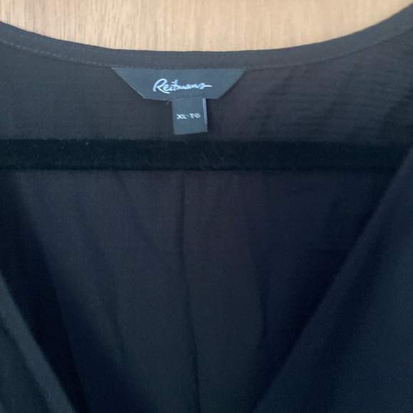 Reitmans black wrap dress - Picture 2 of 6